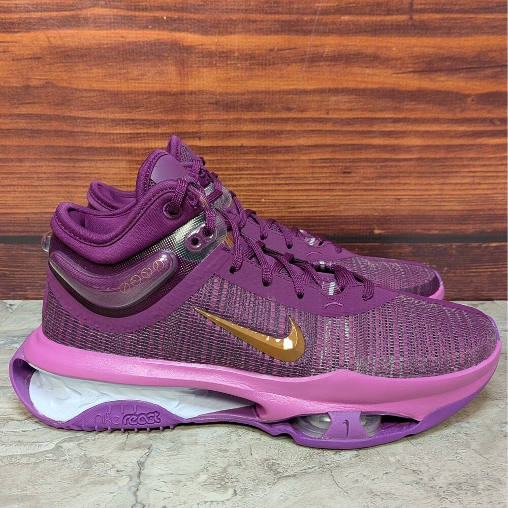 Nike Air Zoom GT Jump 2 Men's 9.5 Viotech Purple Basketball Shoes DJ9431-501